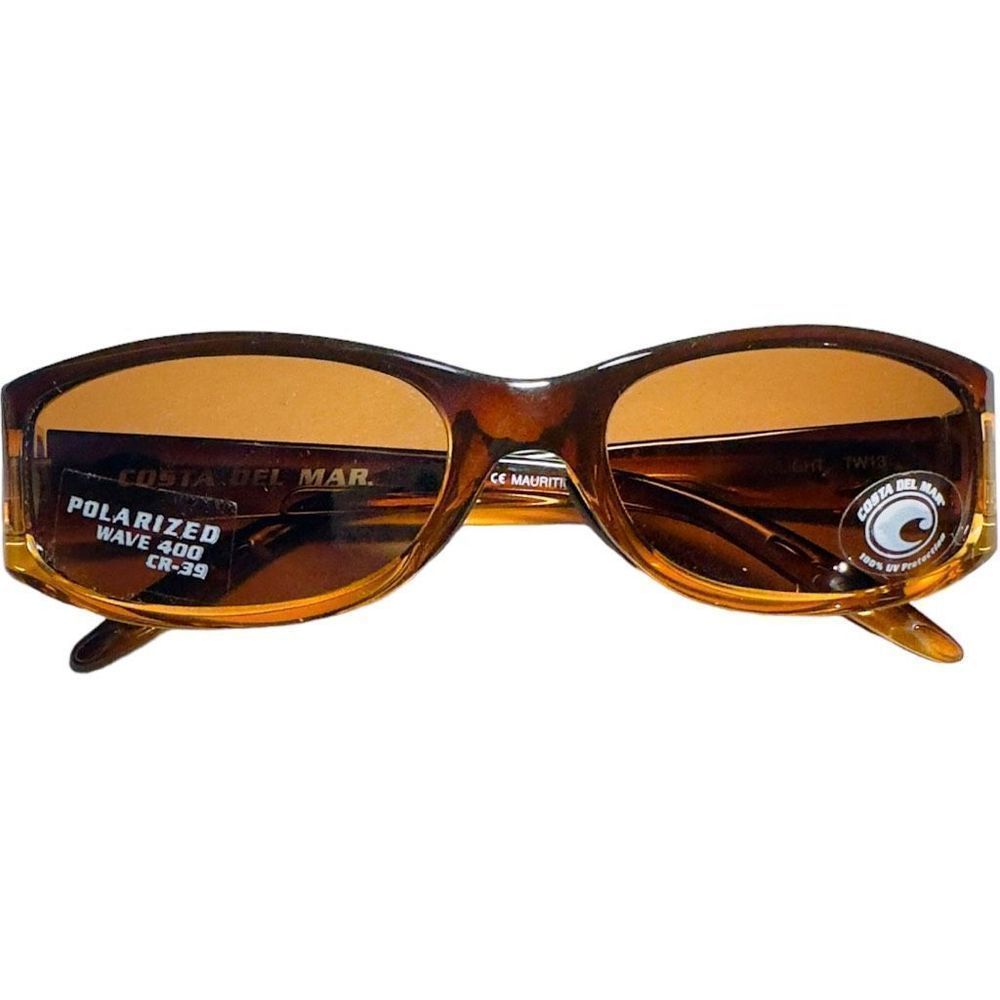 COSTA DEL MAR Mauritas Polarized Sunglasses Wave 400 CR-39 NWOT Twilight TW13